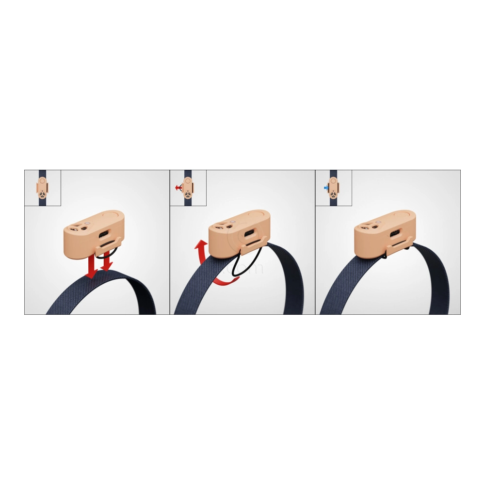 Tickless MINI, ultrazvočni odganjalec klopov in bolh za pse vseh velikosti in mačke - Mareličen (1 naprava)